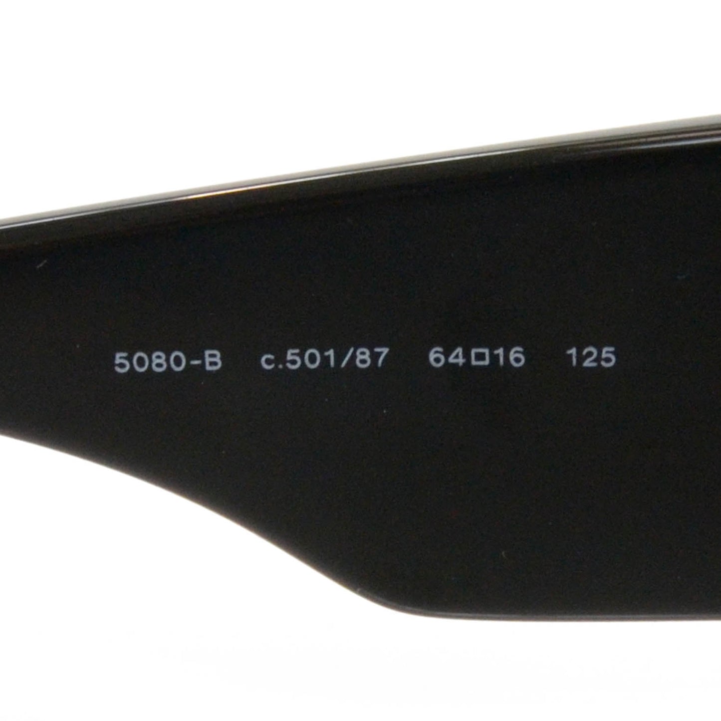 Crystal CC Logo Sunglasses 5080 B Black