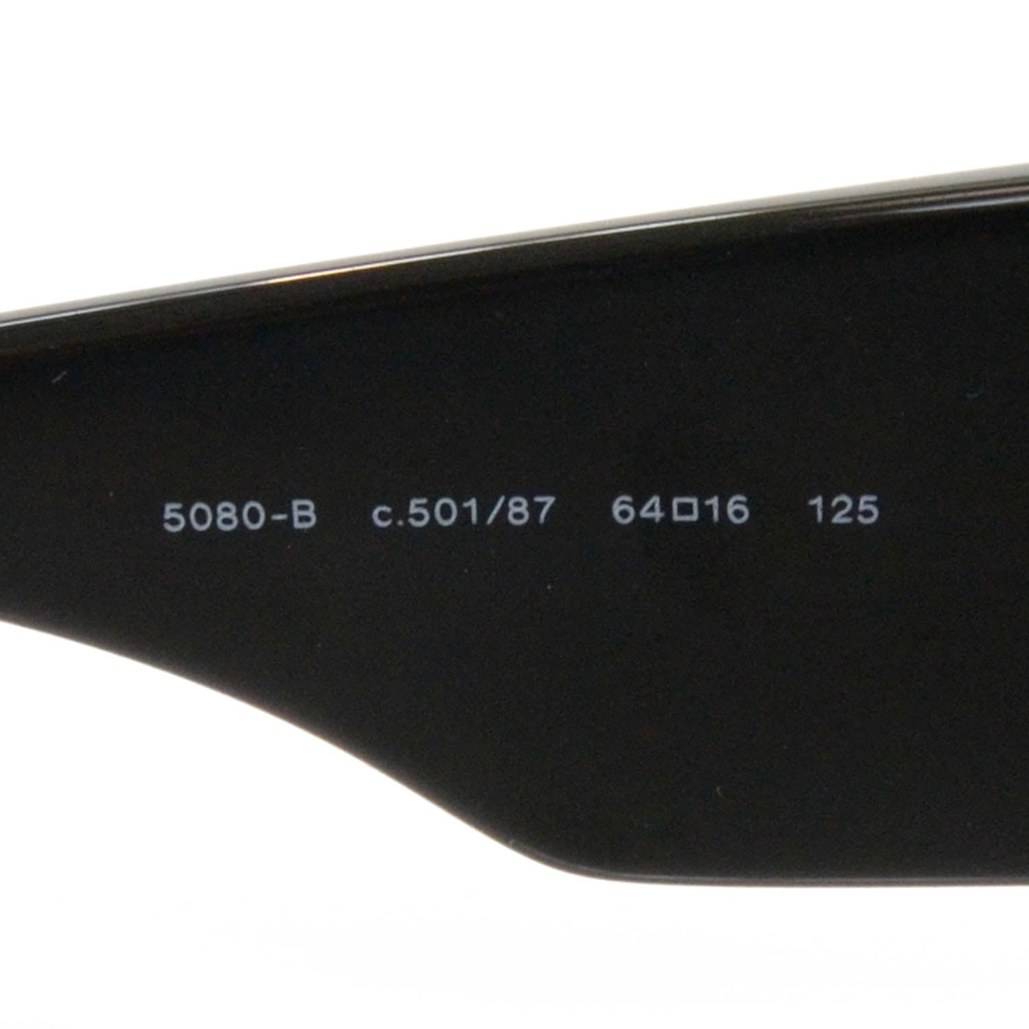 Chanel Crystal CC Logo Sunglasses 5080 B Black 5 of 6