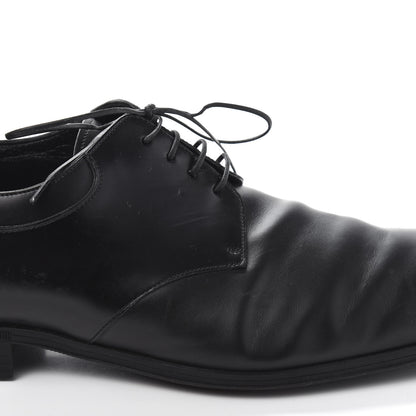 Louis Vuitton Mens Calfskin Oxfords 7.5 Black 10 of 14