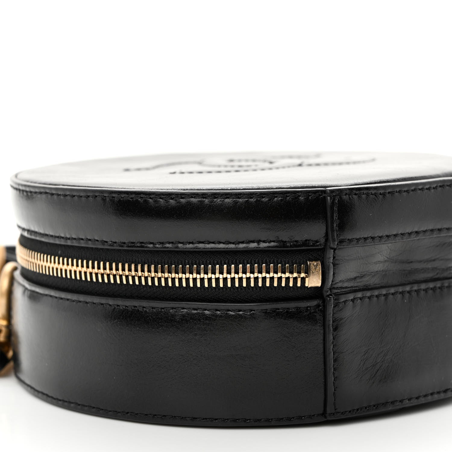 Chanel Glazed Calfskin Round As Earth Evening Bag Black 9 of 12
