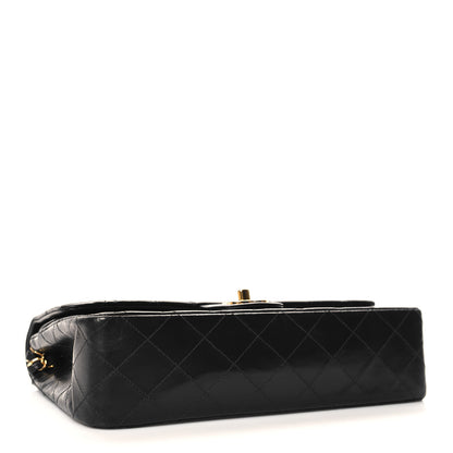 Chanel Lambskin Quilted Medium Double Flap Black 4 of 11