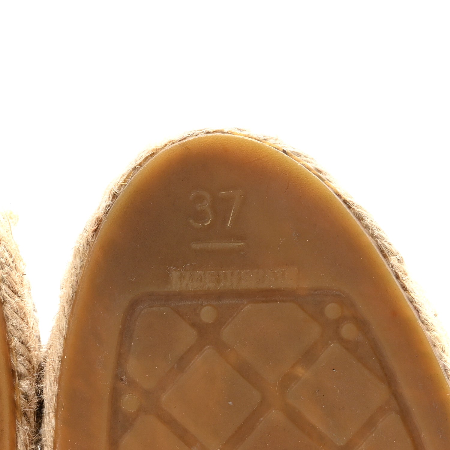 Chanel Mesh Grosgrain CC Espadrilles 37 Black 7 of 8