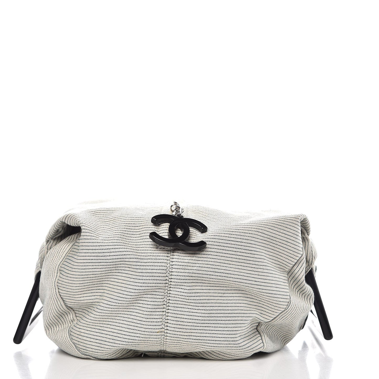 Toile Striped Coco Paris Tote Navy
