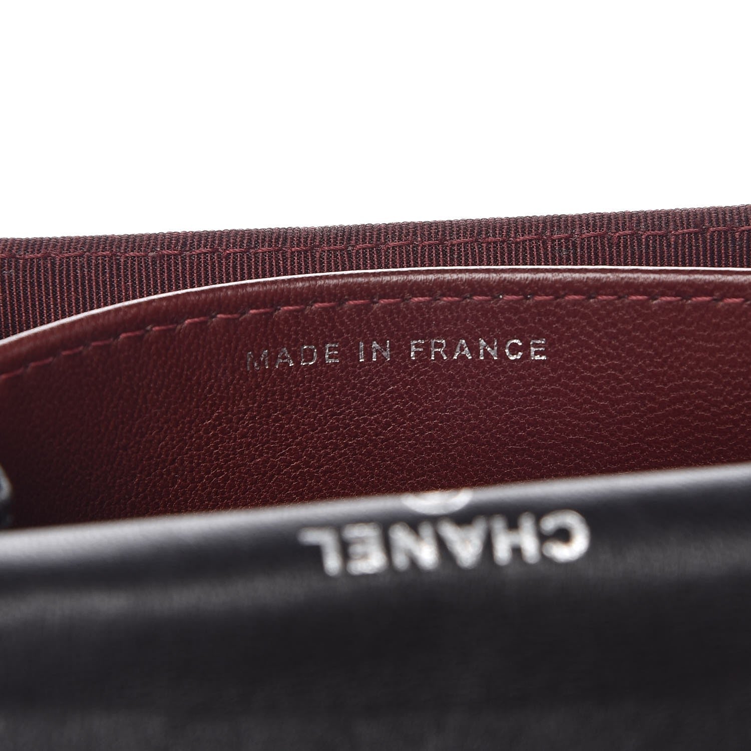 Chanel Lambskin Quilted Flap Card Holder Wallet Black 7 of 11