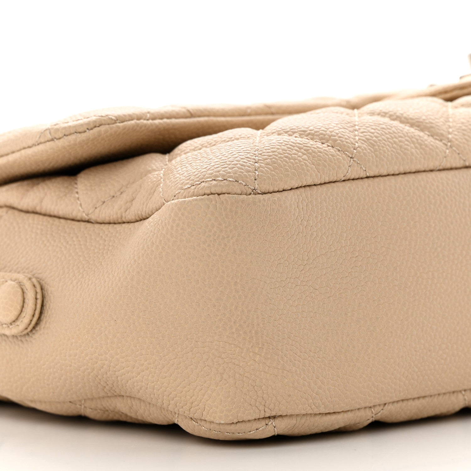 Chanel Caviar Quilted Jumbo Easy Flap Beige 10 of 15