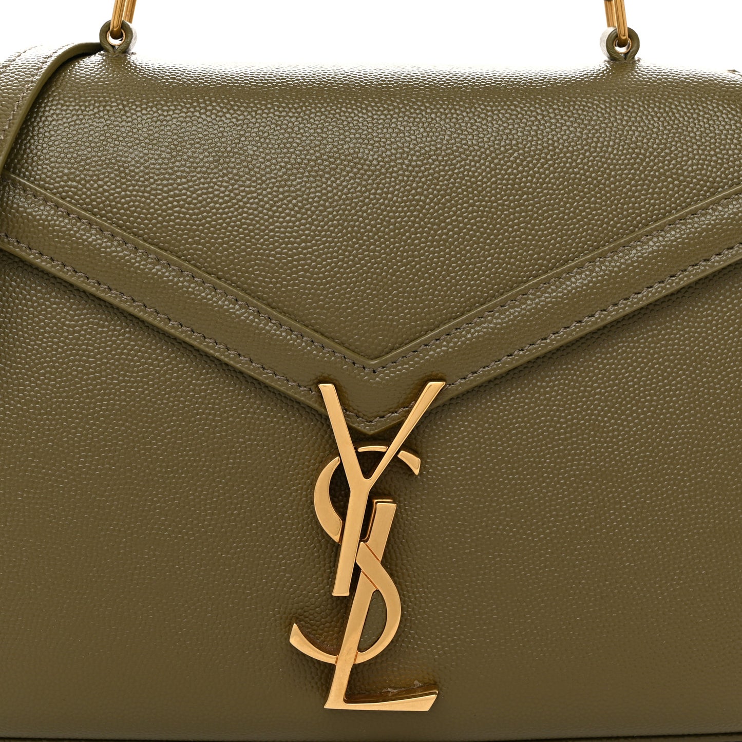 Grain de Poudre Mini Classic Monogram Cassandra Top Handle Olive