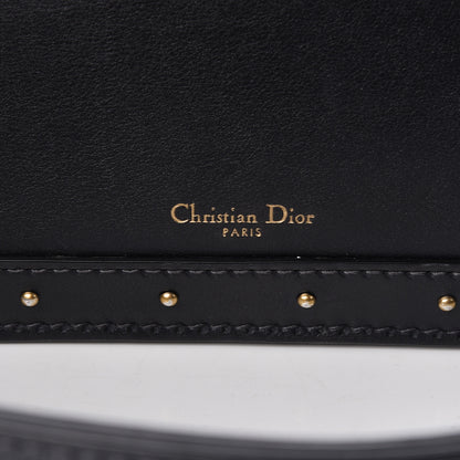 Christian Dior Calfskin Studded Square Dioraddict Flap Black 6 of 25