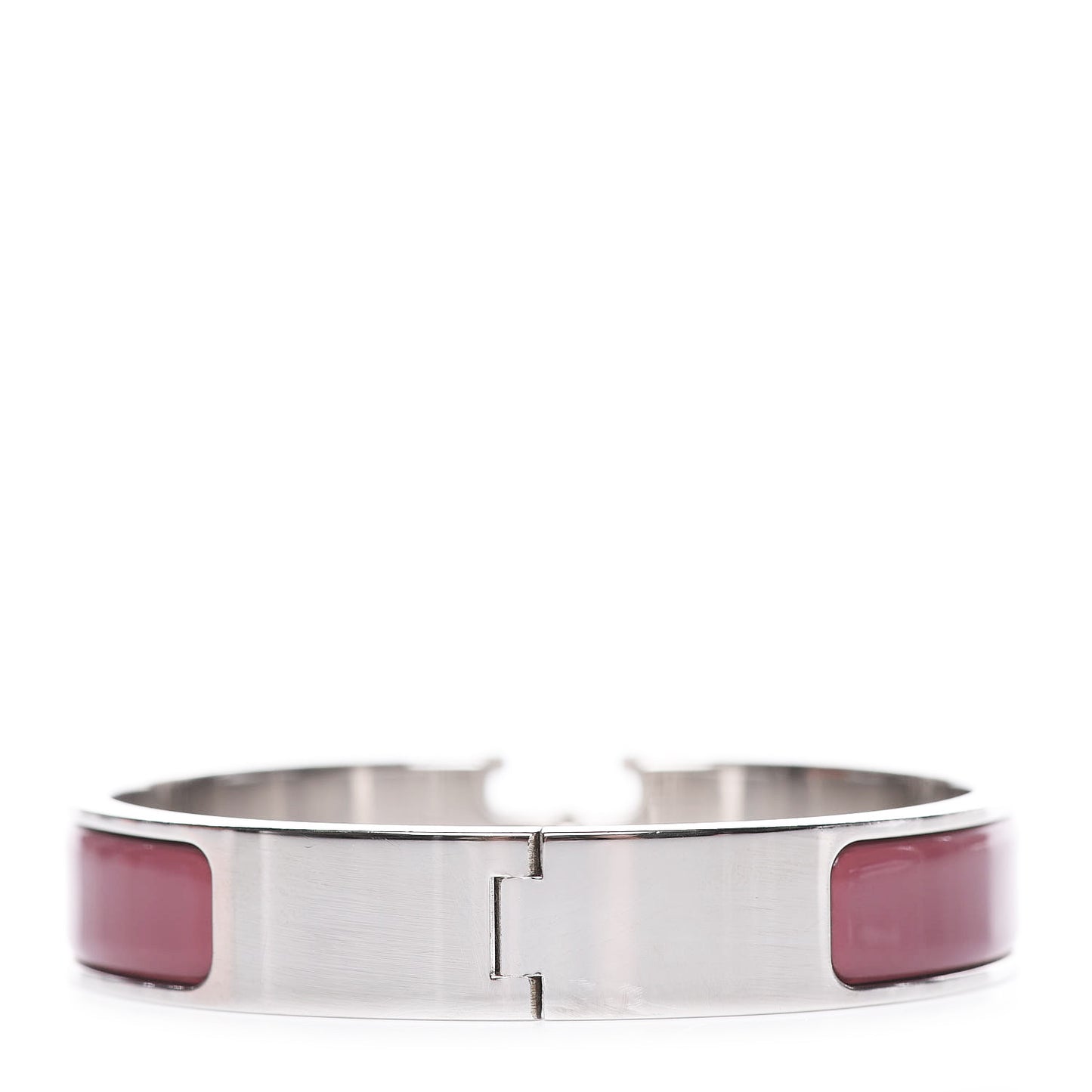 Enamel Narrow Clic Clac H Bracelet PM Cyclamen