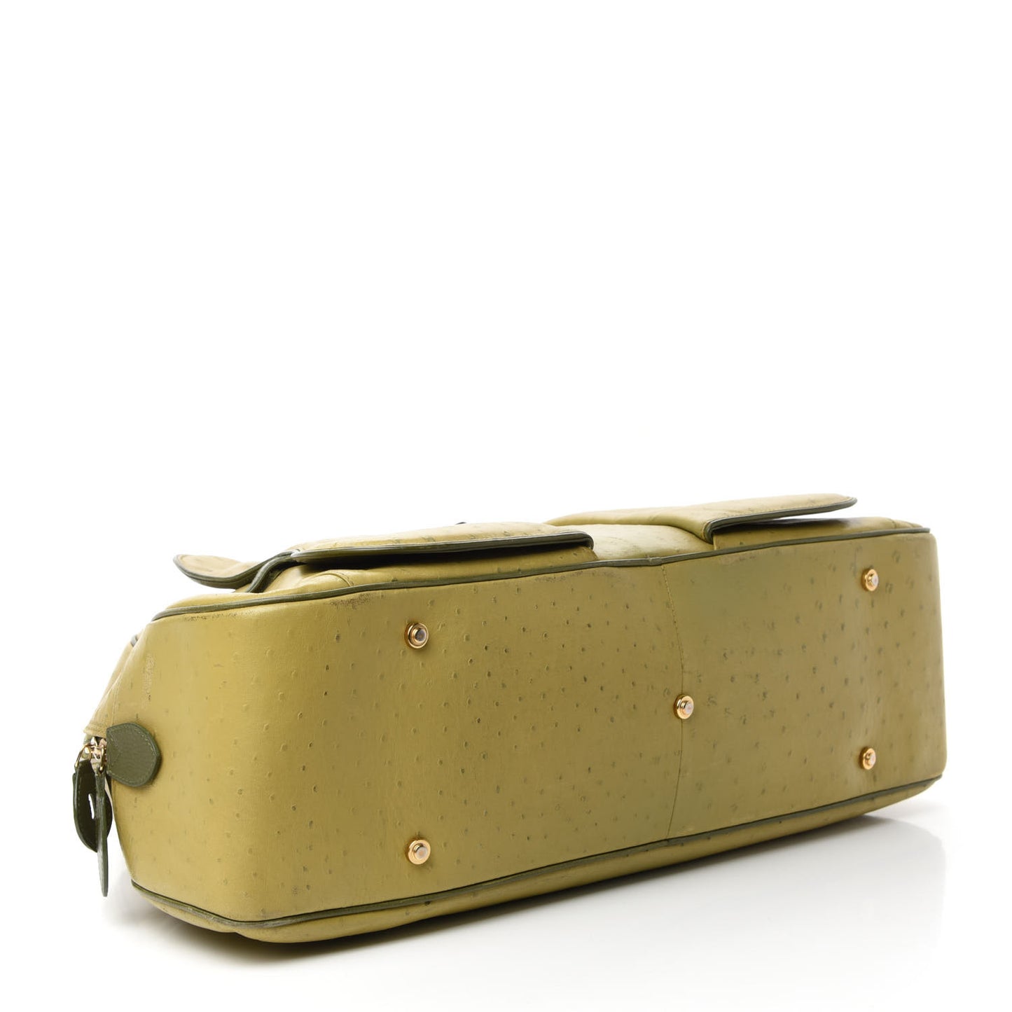Ostrich Saddle Bowler Green