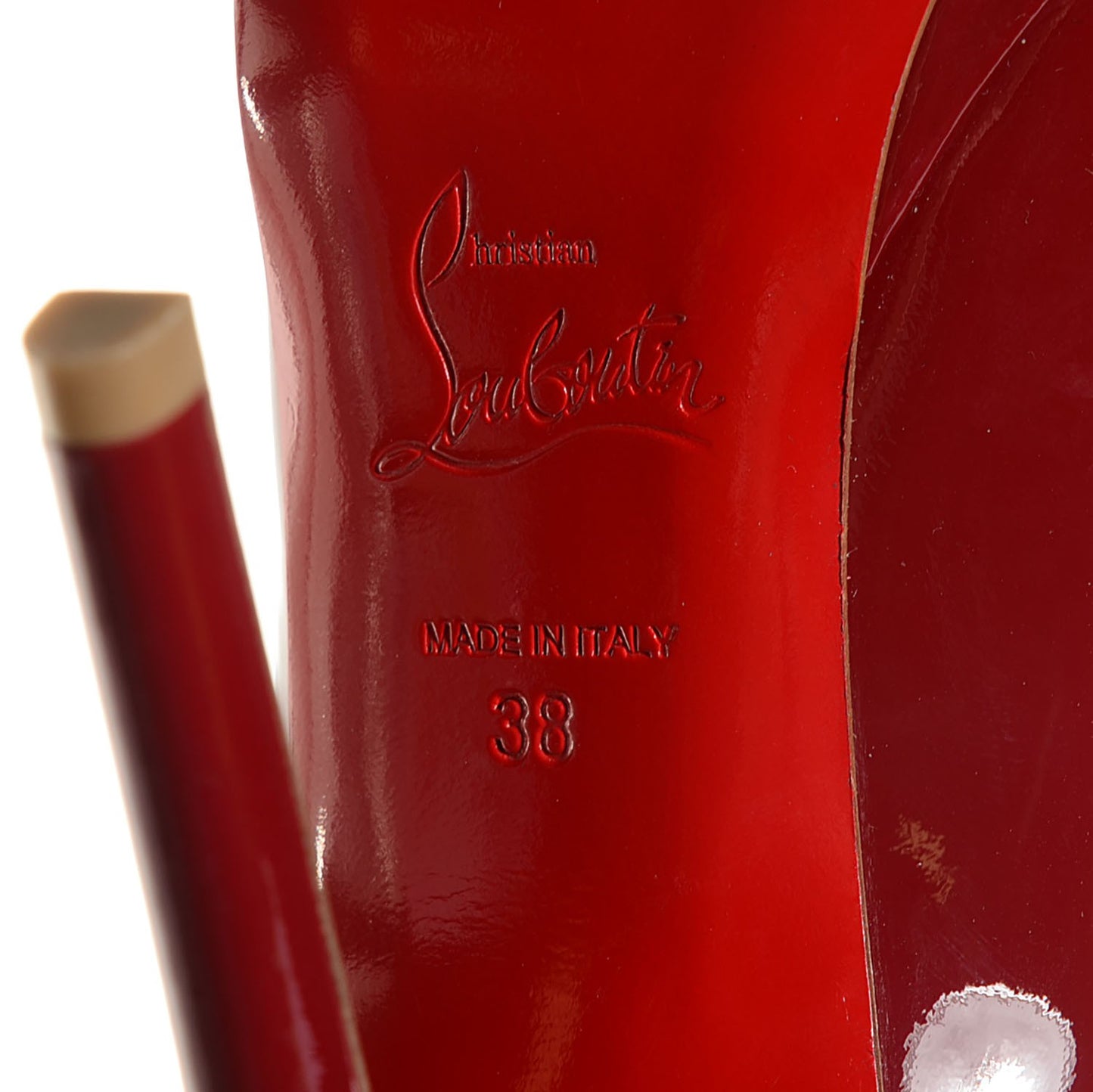 Patent Fifi 100 Pumps 38 Red