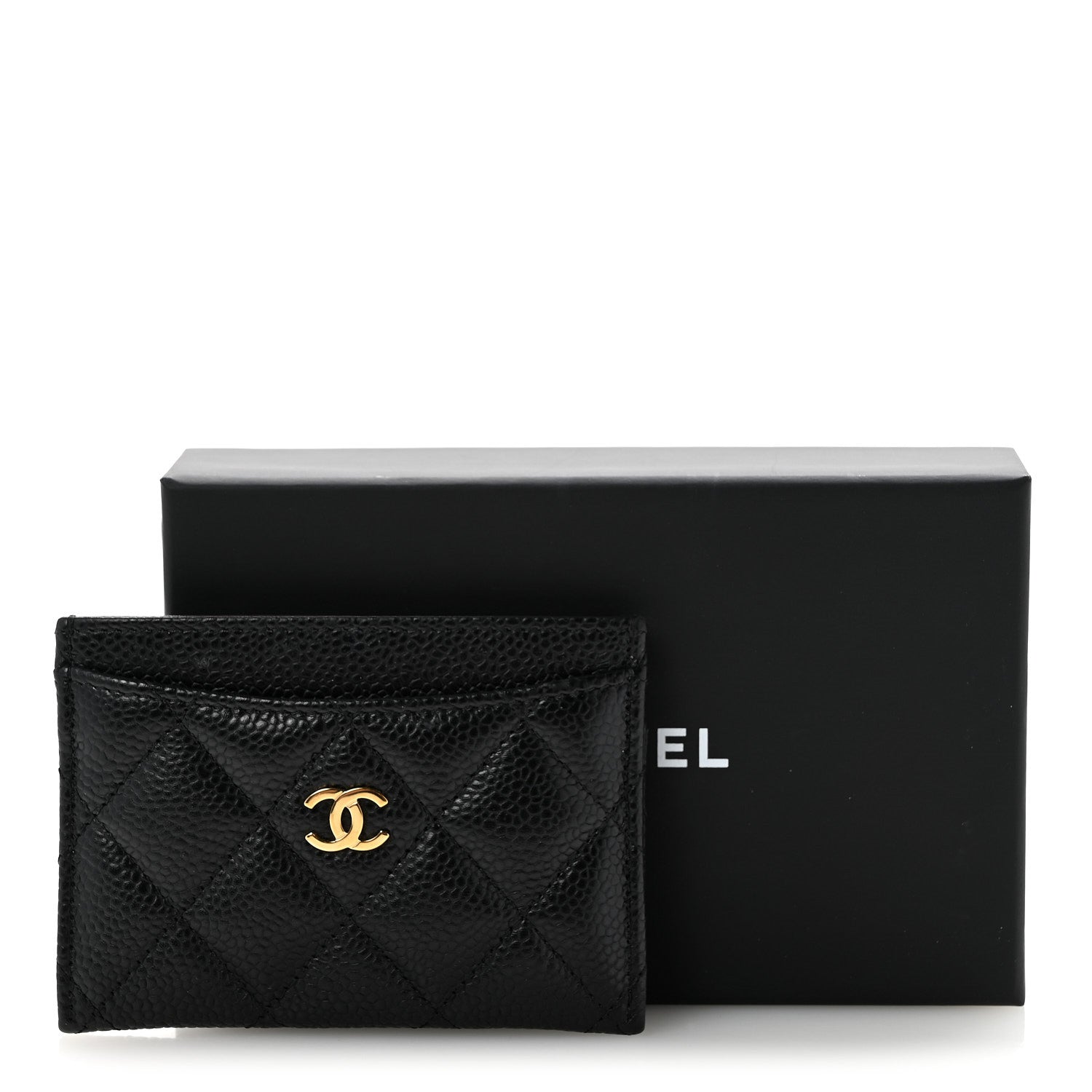 Chanel Caviar Quilted Card Holder Black 11 of 11