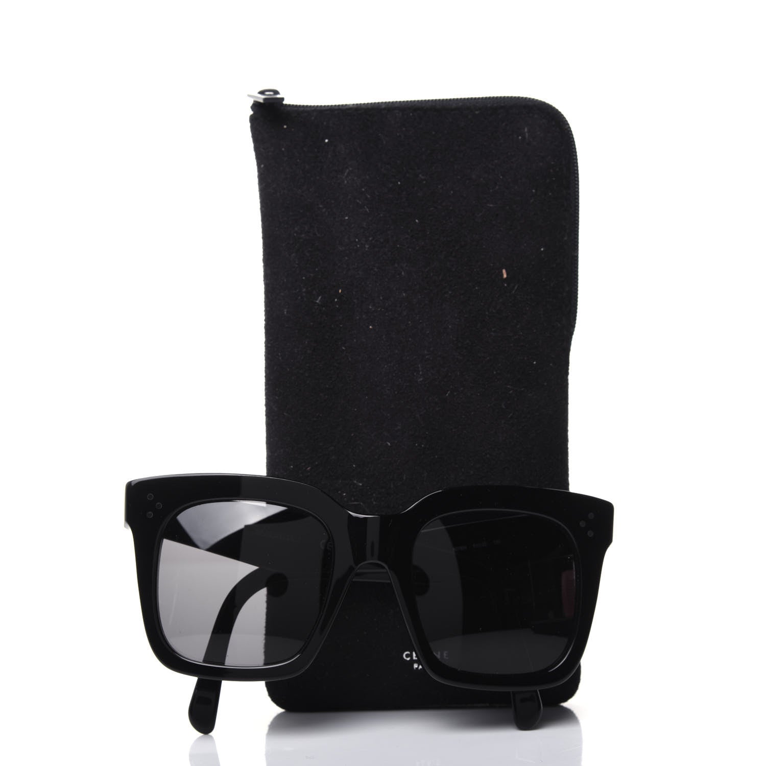 Celine Acetate Tilda Sunglasses CL 41076/S Black 7 of 7