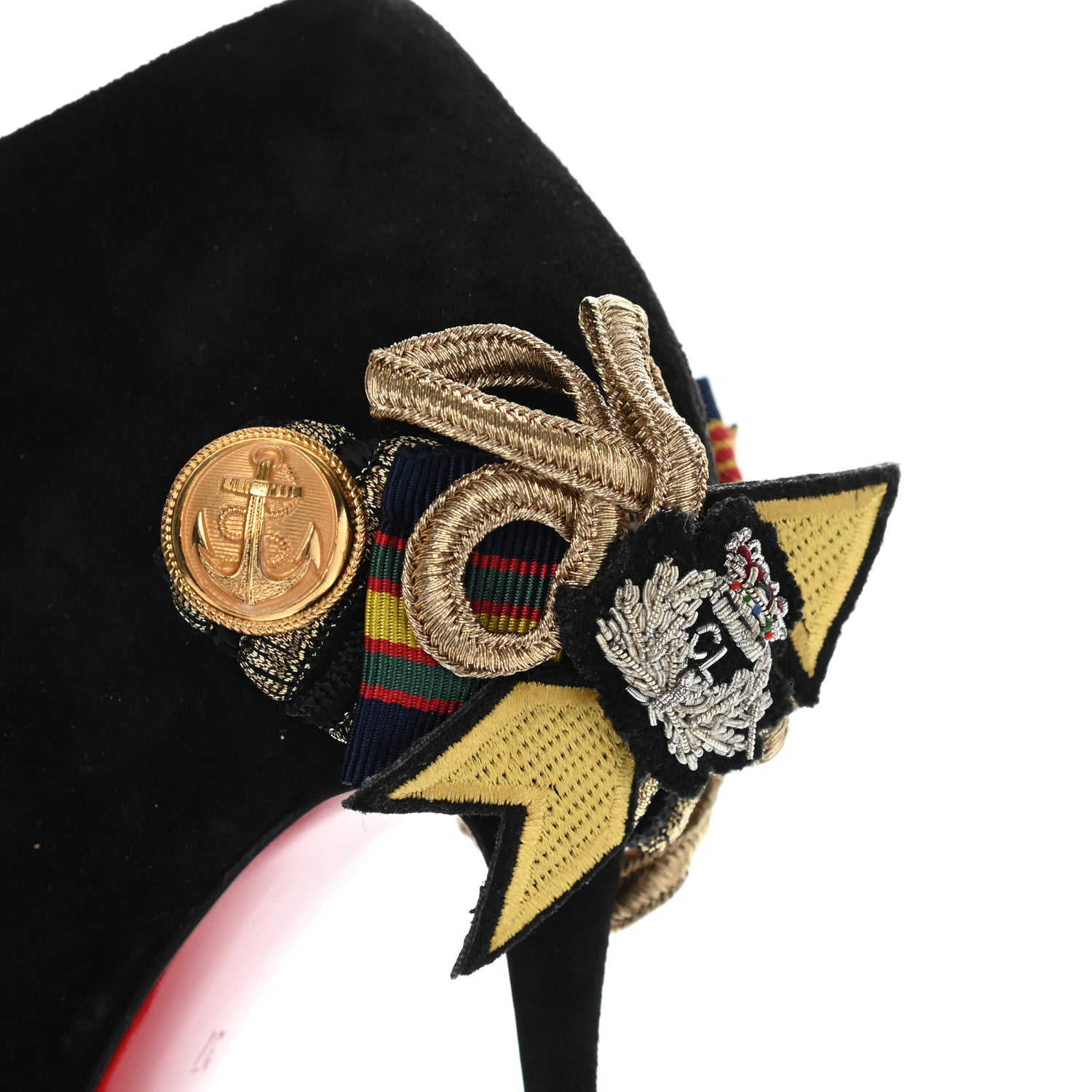 Christian Louboutin Veau Velours Galobella 100 Booties 37 Black 8 of 13