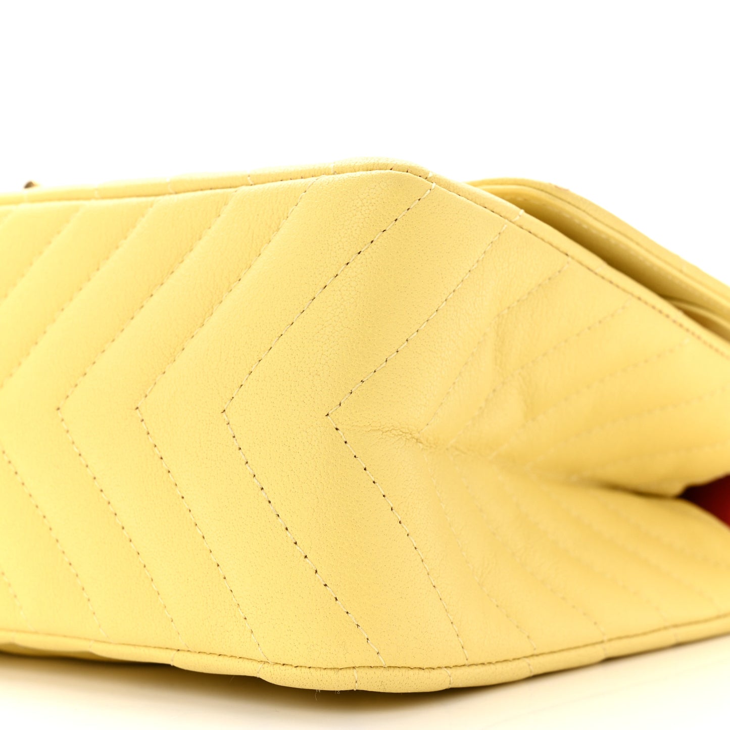 Sheepskin Chevron Quilted 2.55 Reissue 226 Flap Yellow