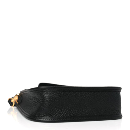 Hermes Taurillon Clemence Evelyne TPM Black 4 of 10