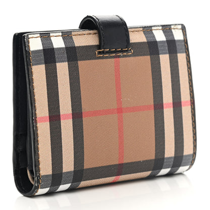 Burberry Vintage Check Folding Wallet Black 3 of 12