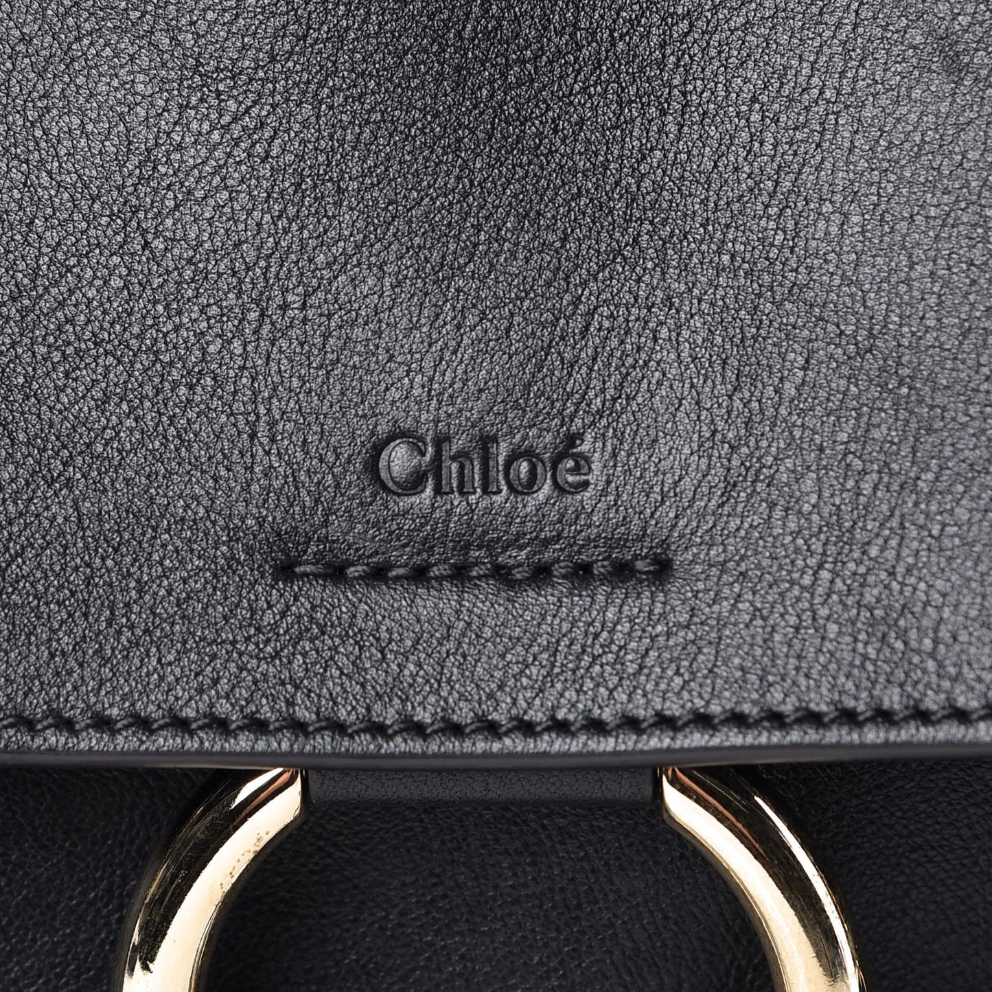 Calfskin Small Faye Day Shoulder Bag Black