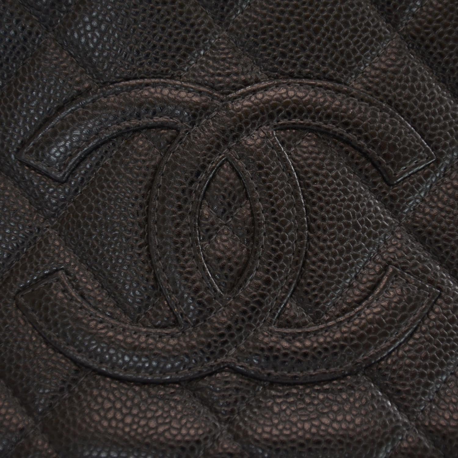 Chanel Caviar Quilted CC Shoulder Bag Black 5 of 9