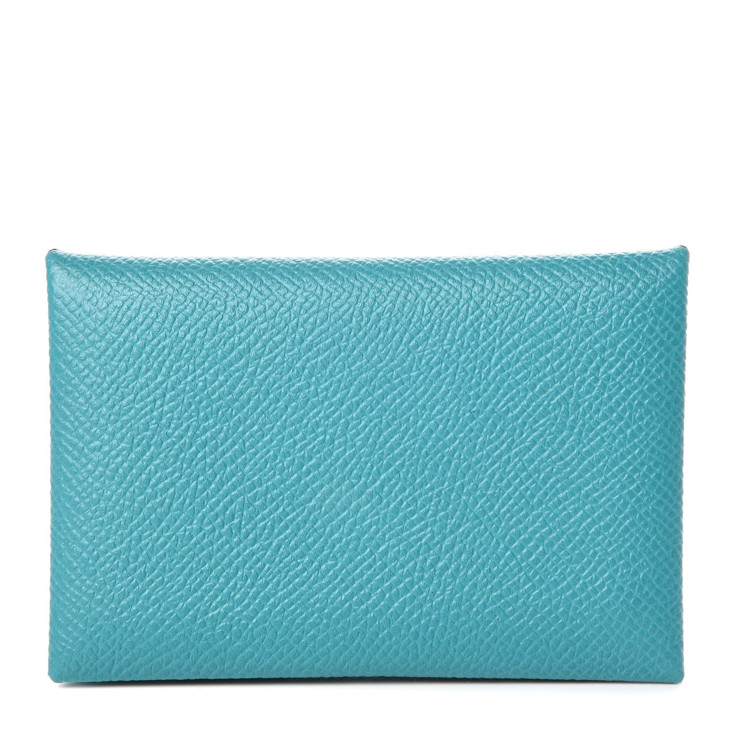 Epsom Calvi Card Case Bleu Paon