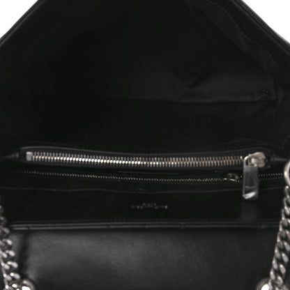 Saint Laurent Calfskin Y Quilted Monogram Medium Loulou Chain Satchel Black 5 of 8