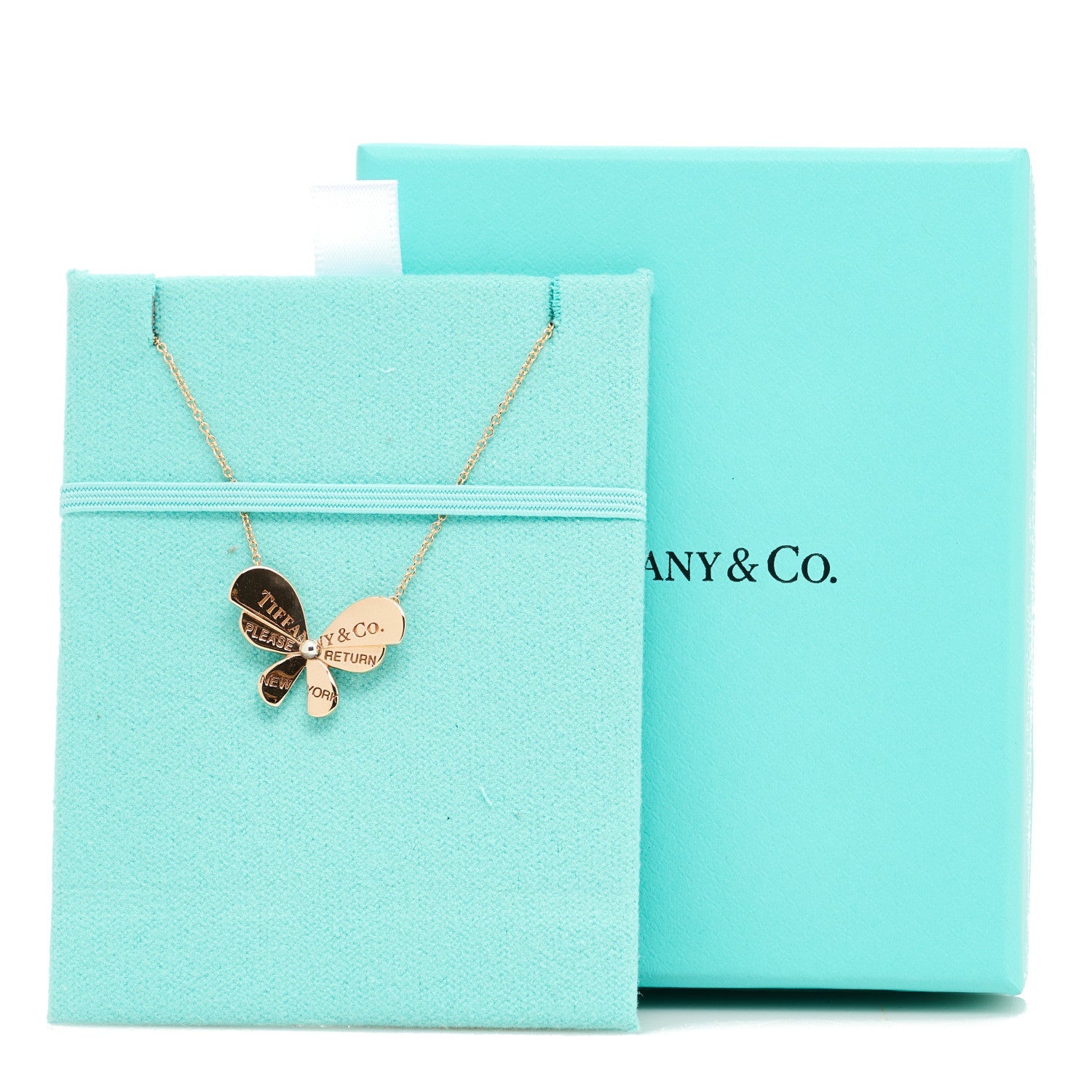 ティファニー　チャーム　蝶　バタフライ Tiffany Butterfly neckess 9月15日迄 【公式通販】