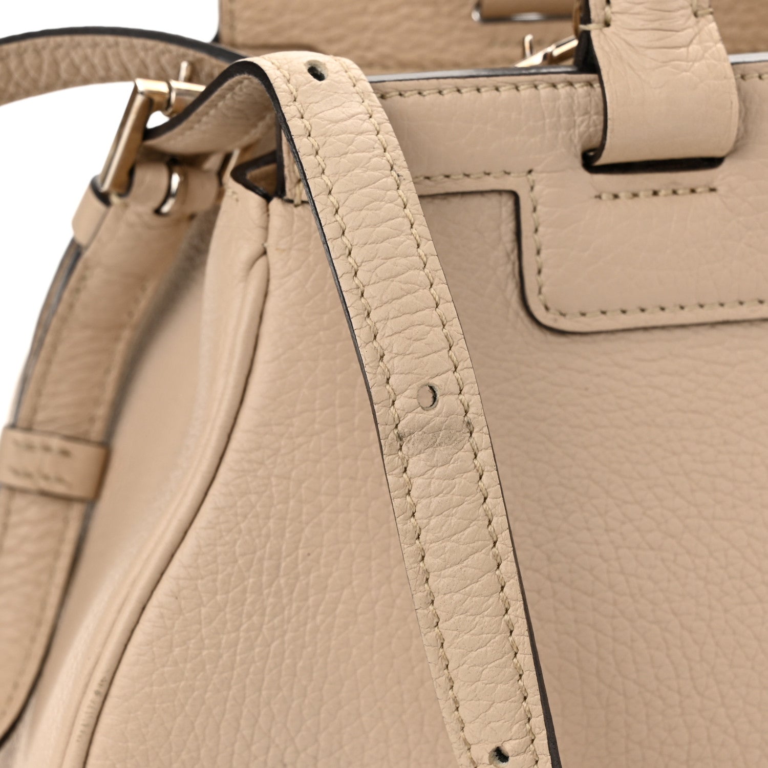 Moynat Taurillon Gex Pauline Tote Beige 9 of 11