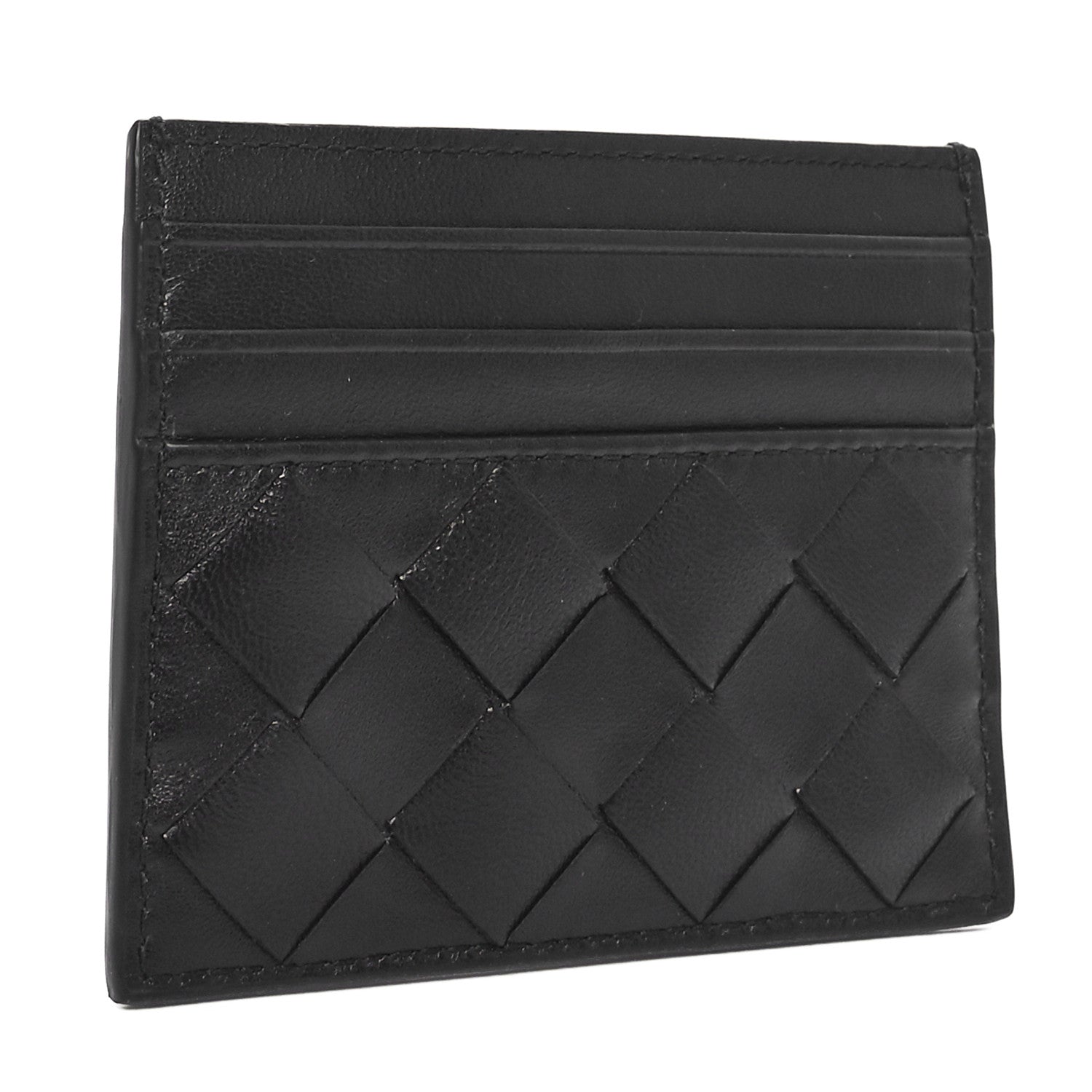 Bottega Veneta Nappa Intrecciato Card Holder Black 3 of 10