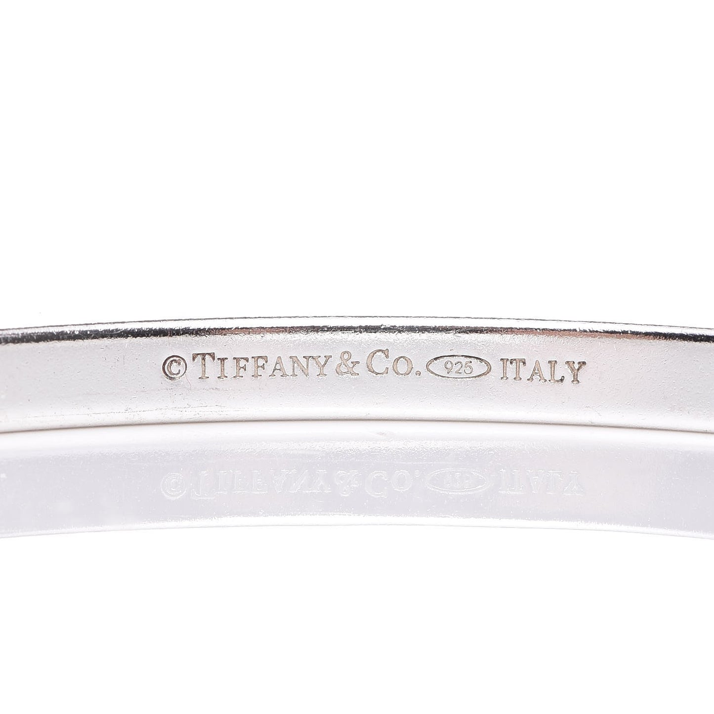 Sterling Silver Enamel Bangle Bracelet Blue