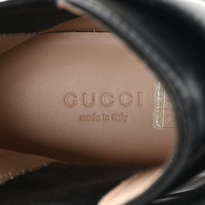 Gucci Calfskin Crystal GG Trip Chelsea Ankle Boots 41 Black 8 of 9