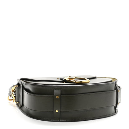 Chloe Calfskin Suede Large Tess Bag Deep Forest 3 of 11