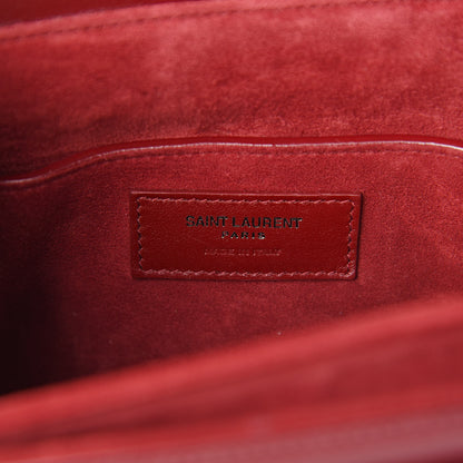 Saint Laurent Calfskin Medium Bellechasse Satchel Palissandre 6 of 10