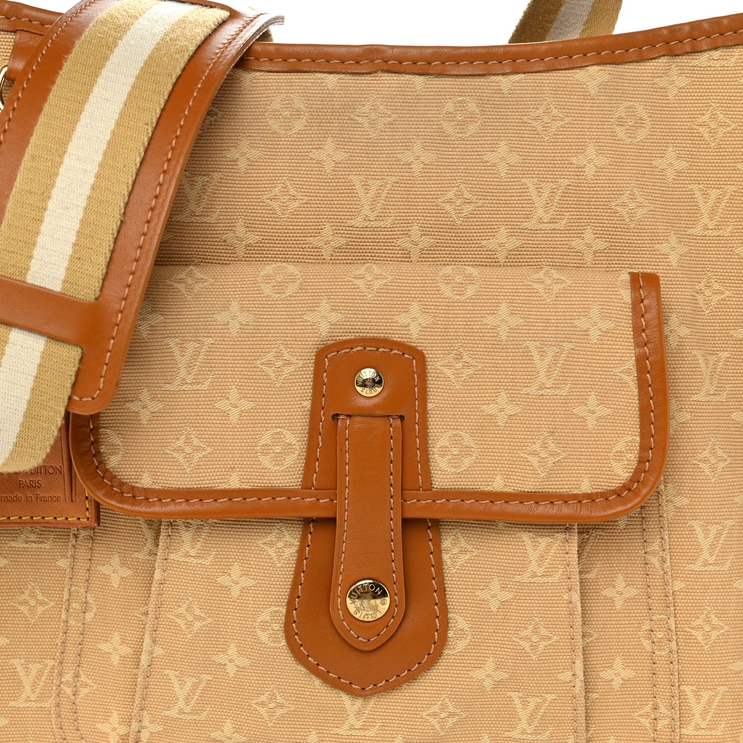 Mini Monogram Besace Mary Kate Beige