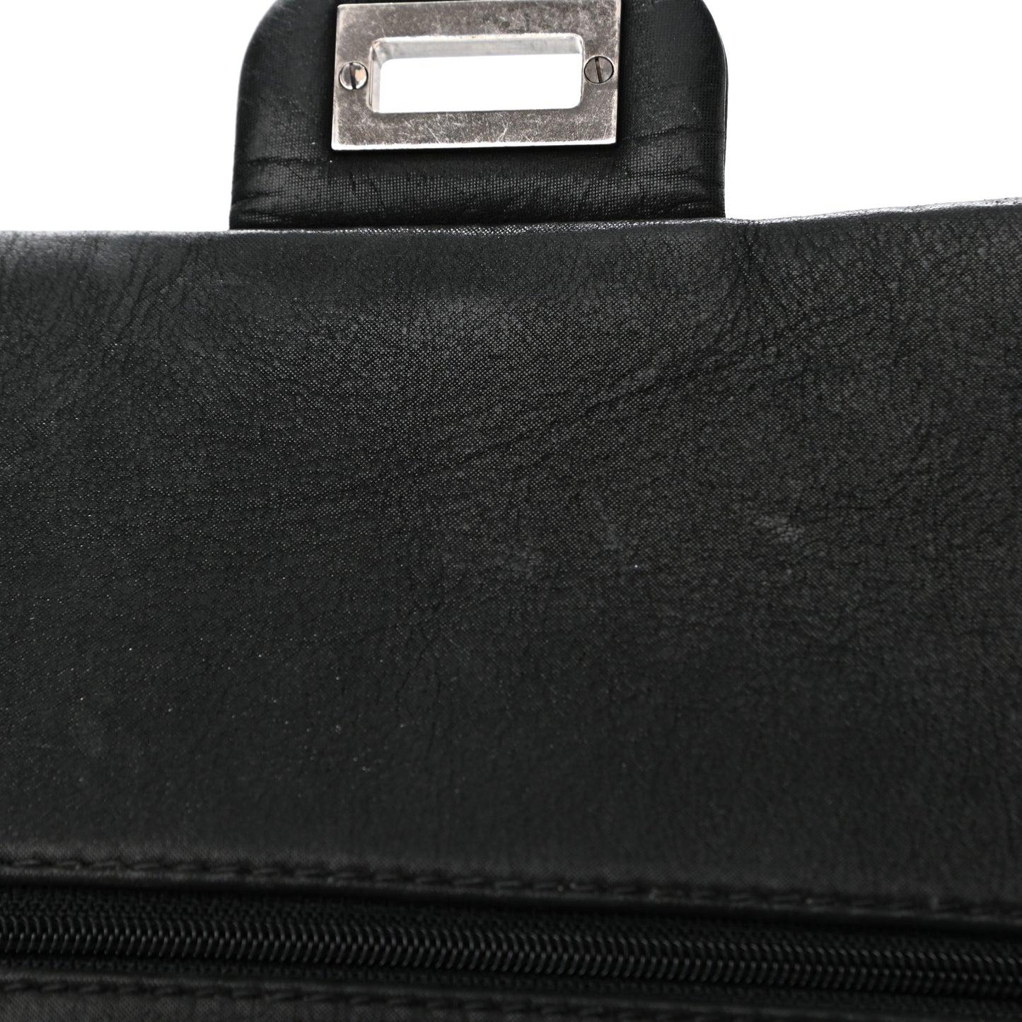 Iridescent Calfskin Quilted 2.55 Reissue 226 Flap Black