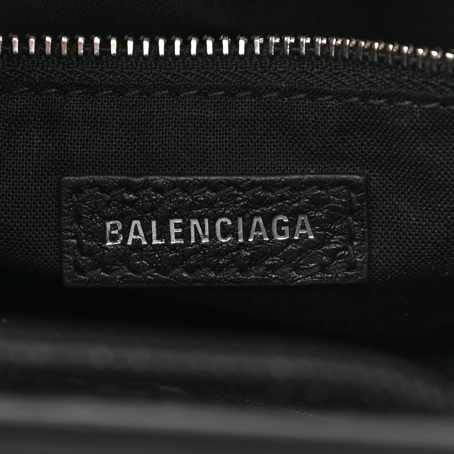 Balenciaga Calfskin Logo XXS Shopping Tote Black 10 of 23