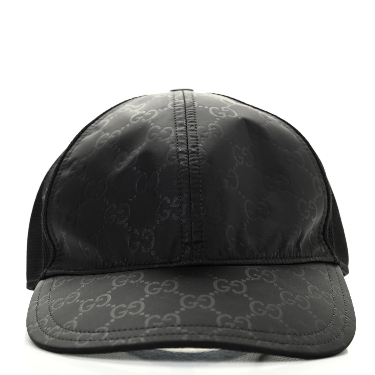 Nylon Monogram Baseball Hat L Black
