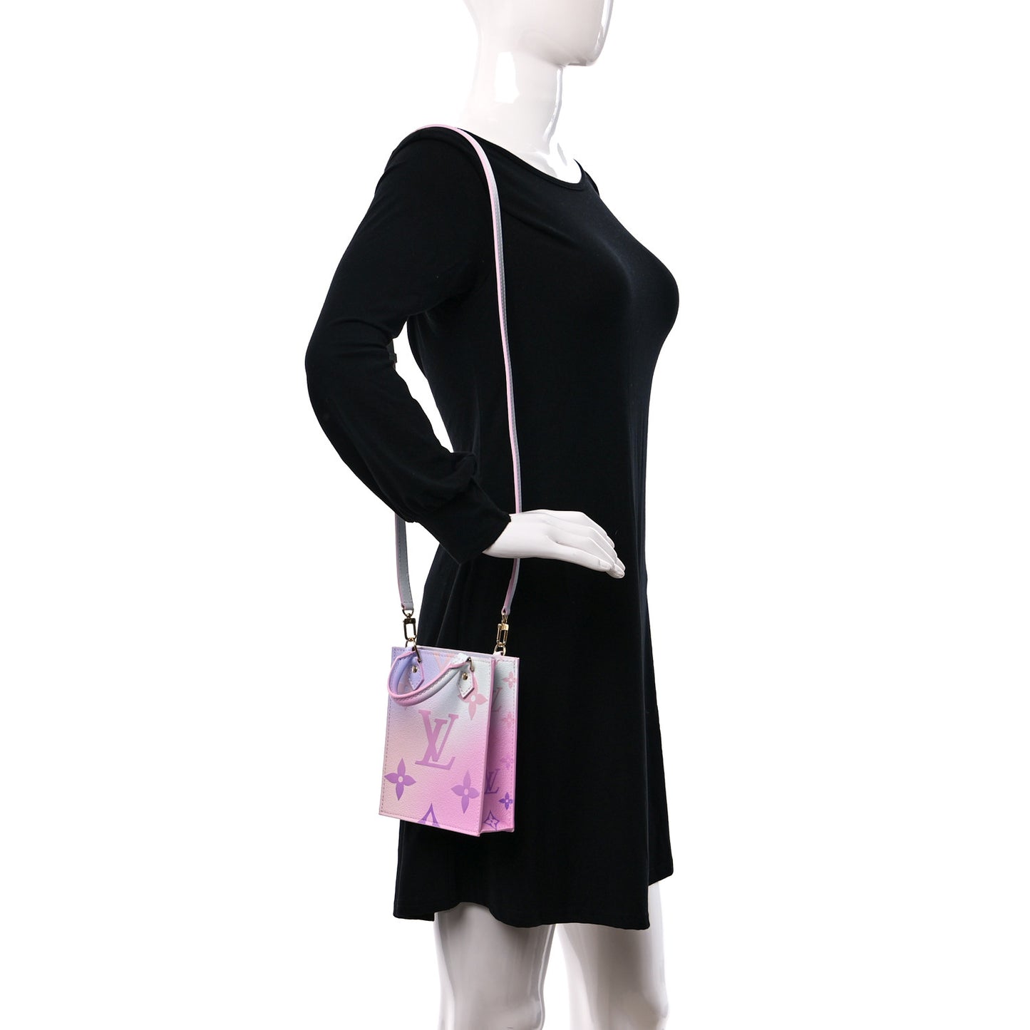 Monogram Giant Spring In The City Petit Sac Plat Sunrise Pastel