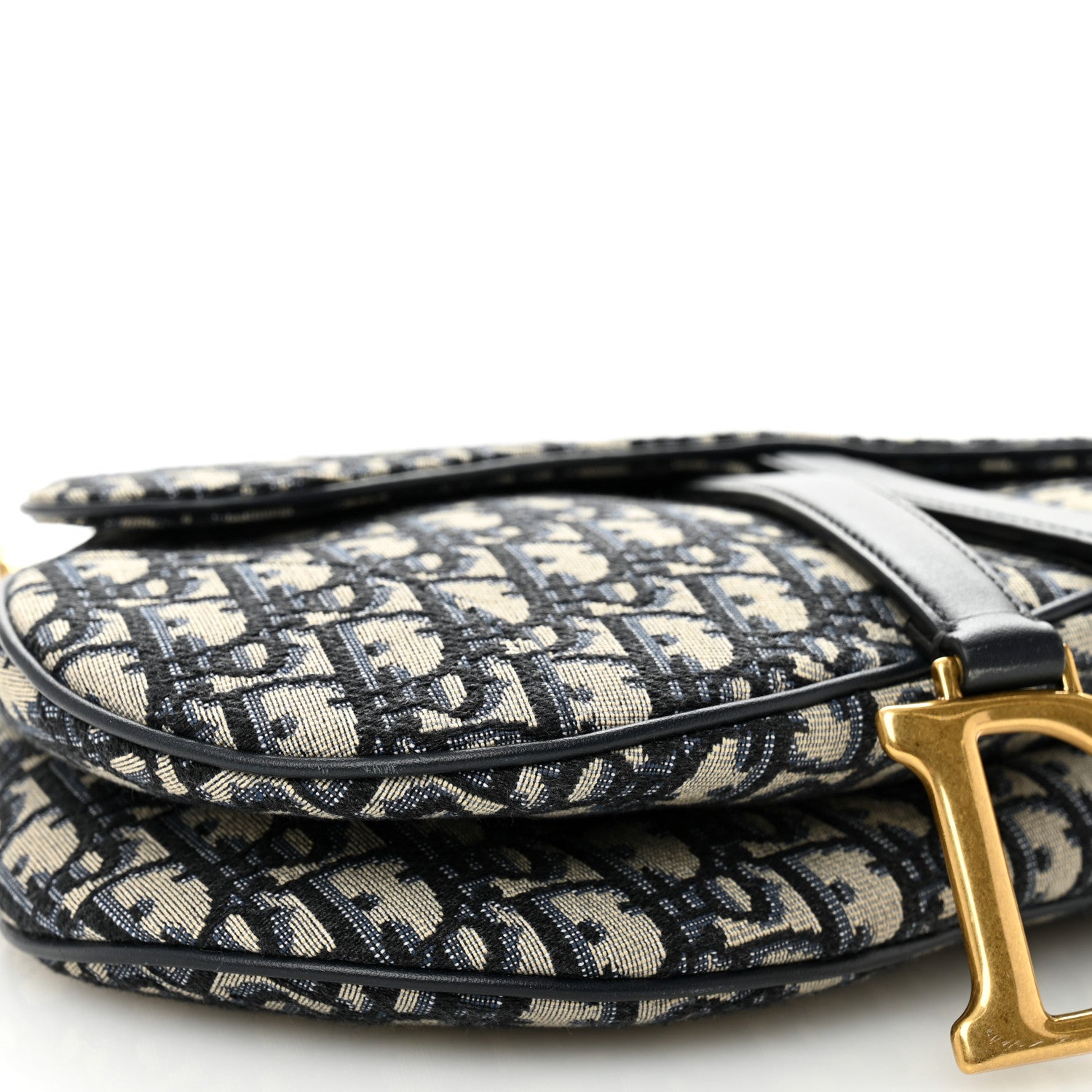 DIOR ディオール Oblique Saddle Shoulder bag M0447CTZQ オブリーク サドル ショルダーバッグ ネイビー Christian Dior Oblique Saddle Bag Blue 1821676 – FASHIONPHILE