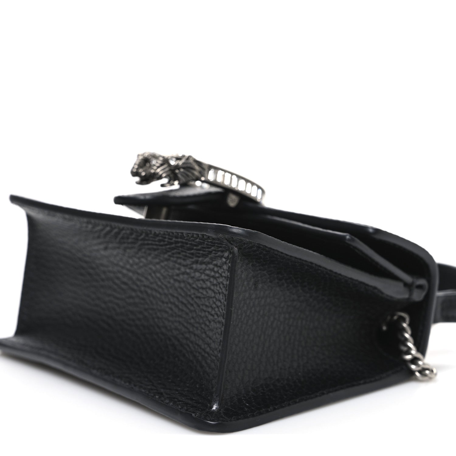 Gucci Dollar Calfskin Crystal Mini Dionysus Top Handle Bag Black Crystal 10 of 11