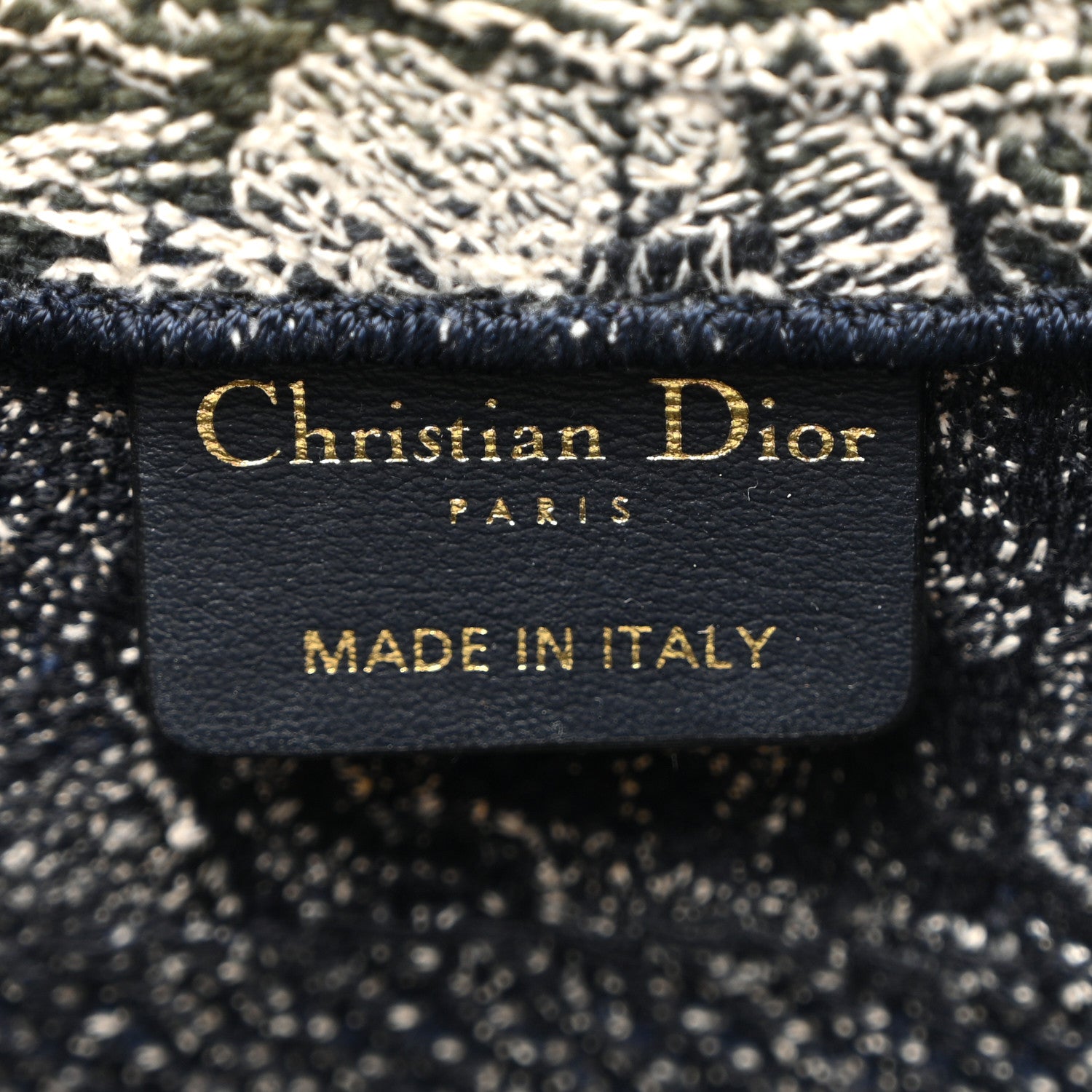 Christian Dior Canvas Embroidered Small Dioriviera Toile De Jouy Book Tote Blue 6 of 12