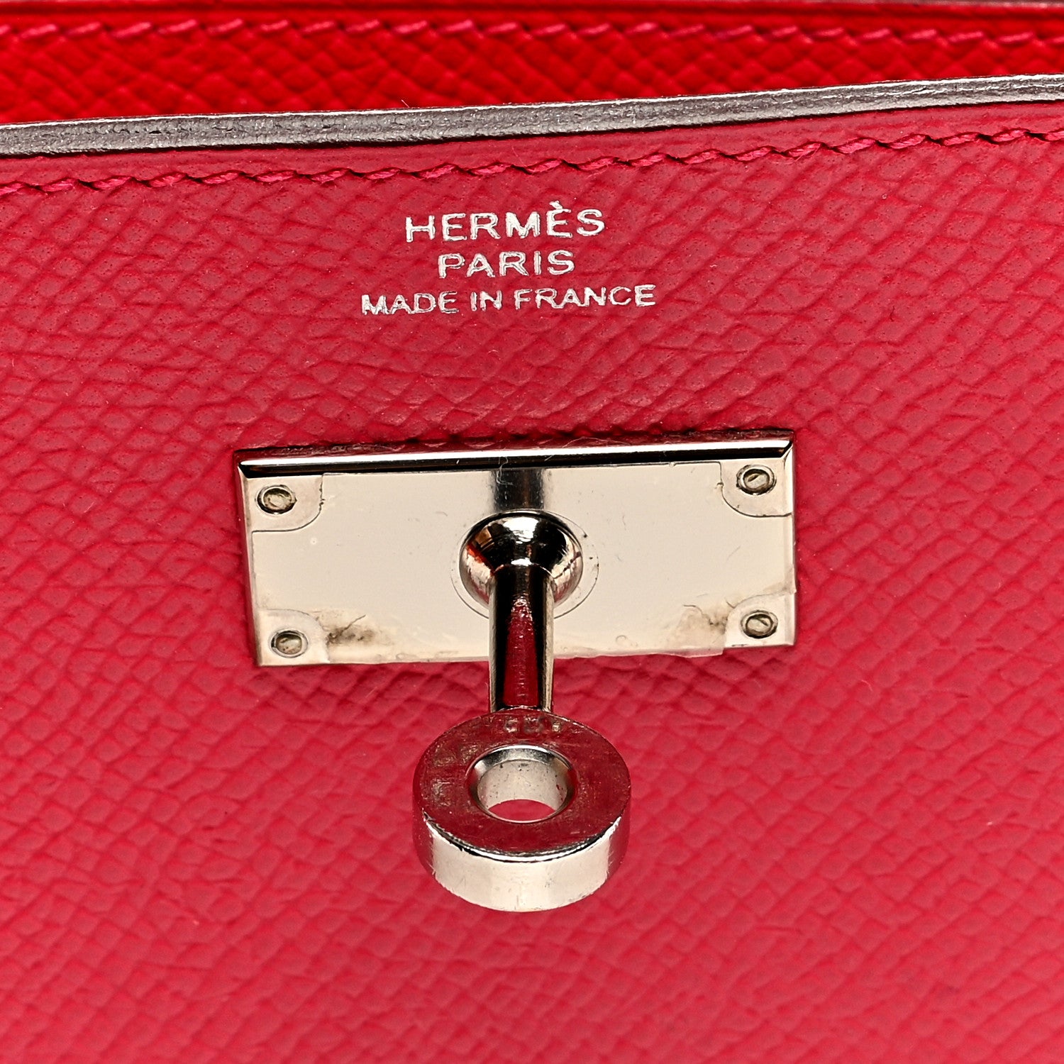 Hermes Epsom Kelly Longue Wallet Rose Extreme 6 of 7