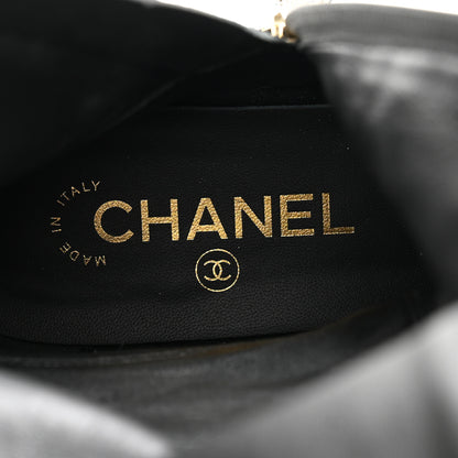 Chanel Laminated Goatskin Over the Knee Boots 40 Bronze 6 of 11