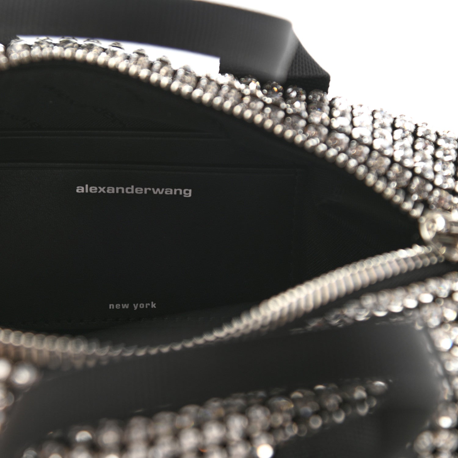 Alexander Wang Mesh Crystal Cruiser Mini Duffle White 6 of 6