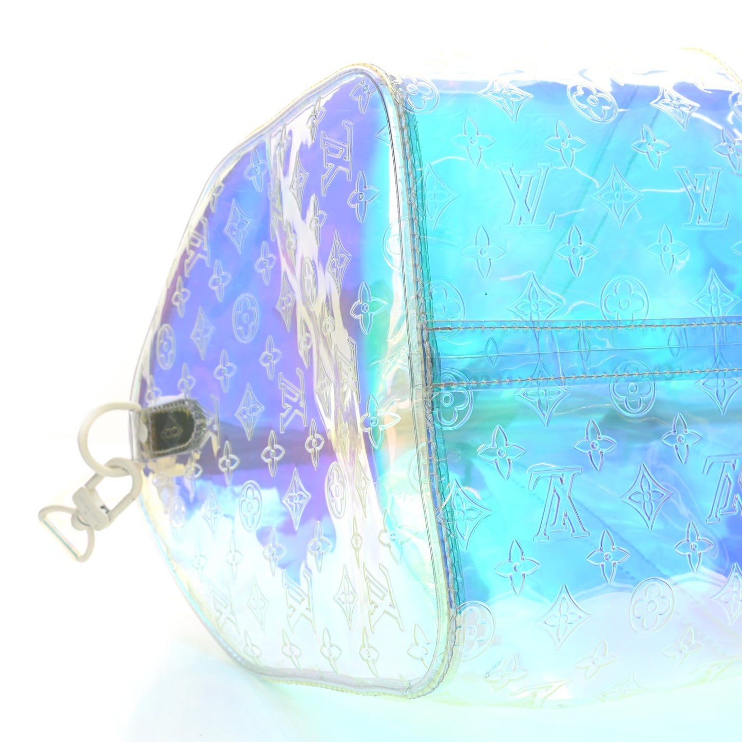 PVC Monogram Keepall Bandouliere 50 Iridescent Prism