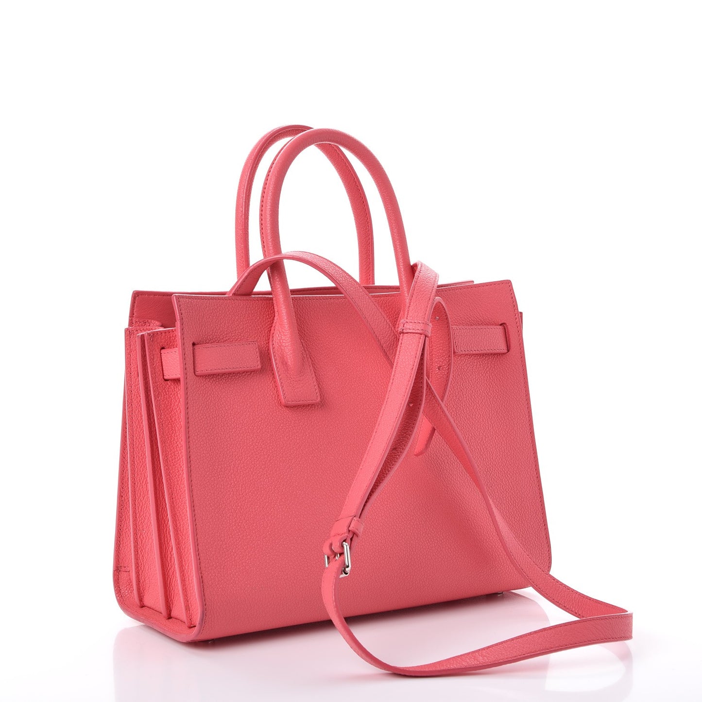Grained Calfskin Baby Sac De Jour Rose Clair