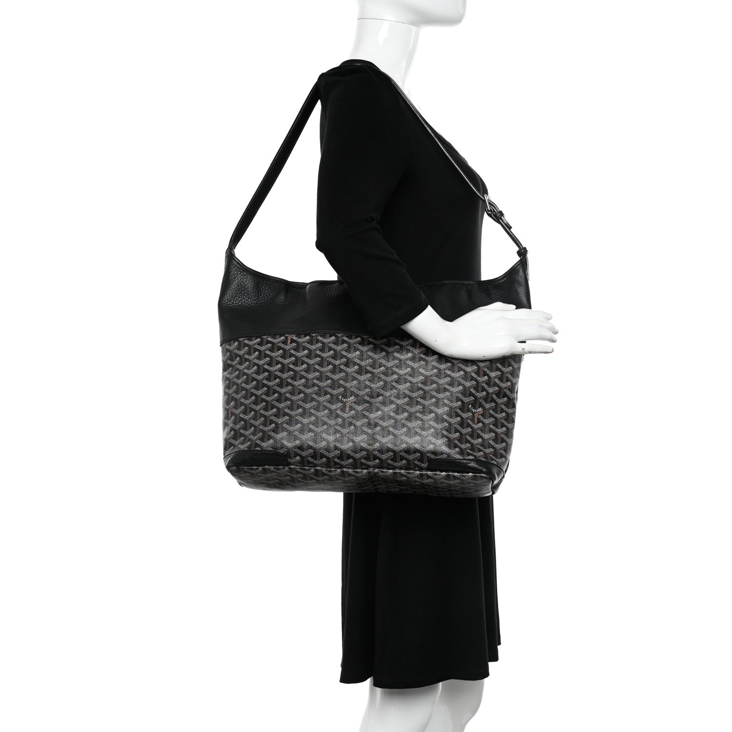 Goyard Goyardine Grenadines Hobo Black 2 of 8