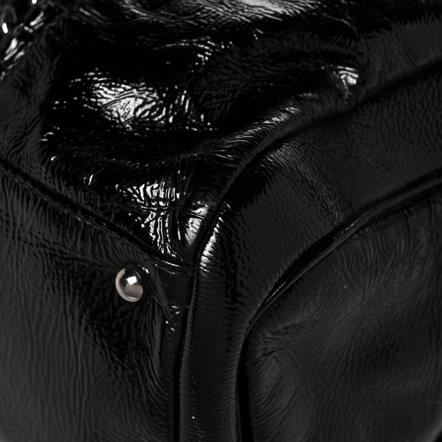 Chanel Patent Calfskin Large Luxe Ligne Tote Black 11 of 16