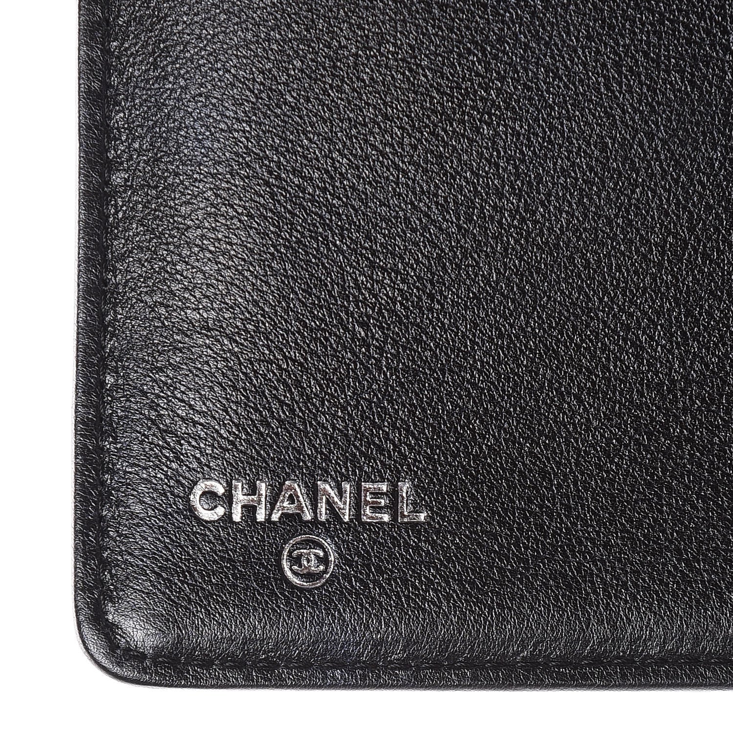 Chanel Calfskin Quilted Boy Yen Wallet Black 6 of 11