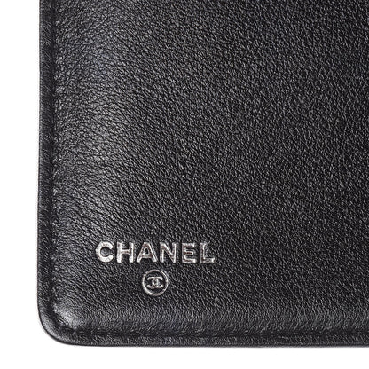 Chanel Calfskin Quilted Boy Yen Wallet Black 6 of 11