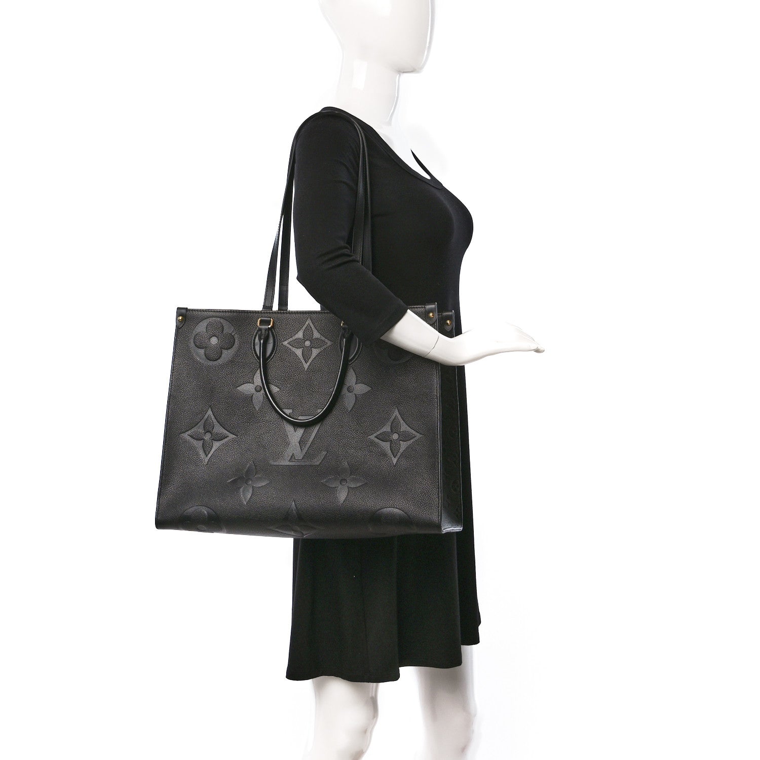 Louis Vuitton Empreinte Monogram Giant Onthego GM Black 2 of 12