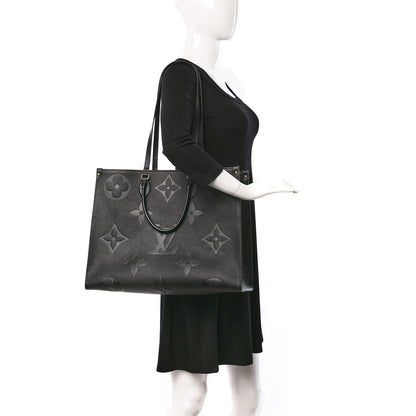 Louis Vuitton Empreinte Monogram Giant Onthego GM Black 2 of 12